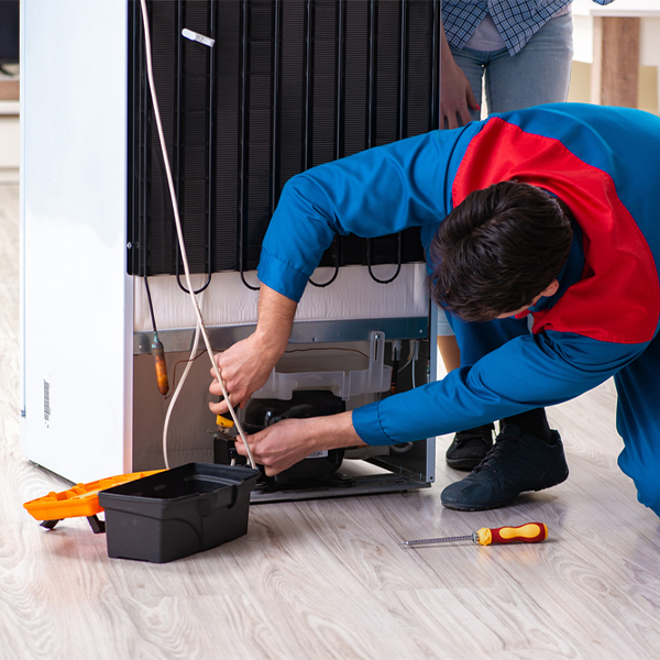 how much do you charge for refrigerator repair services in Warren Maine